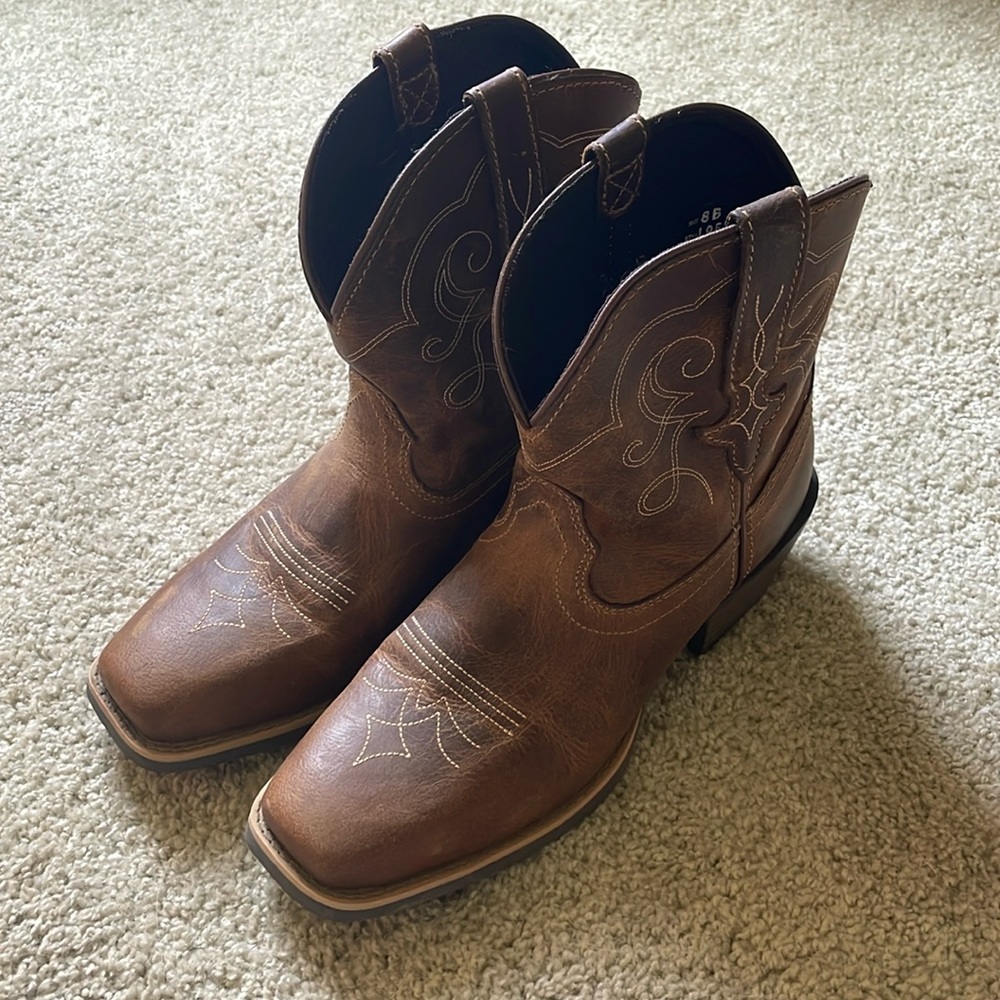 ORIGINAL JUSTIN WOMEN'S CHELLIE WESTERN BOOTIES - SQUARE TOE